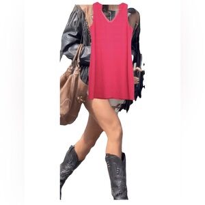 Skies are Blue Mini Dress Pink Sexy/Flirty Breezy Cutout Wedding Minimalist